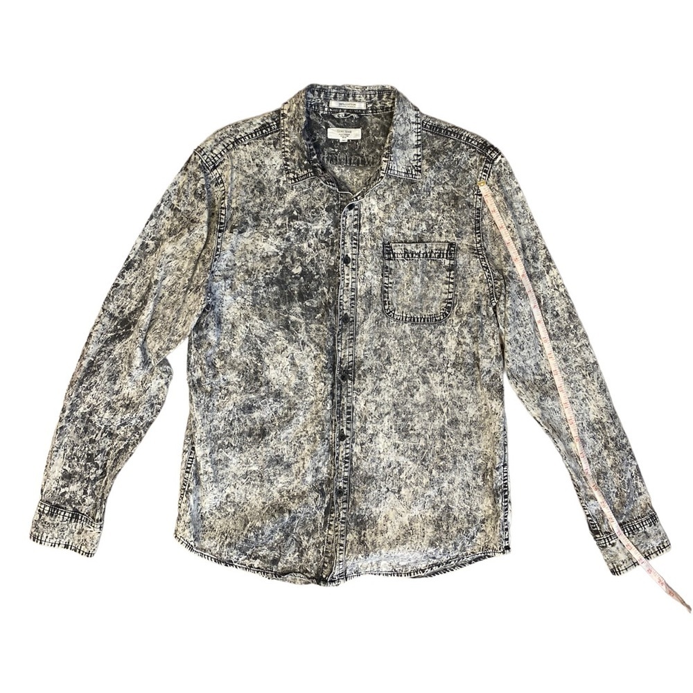 Vintage 90s Glove House Acid wash Style Shirts Streetwear size M